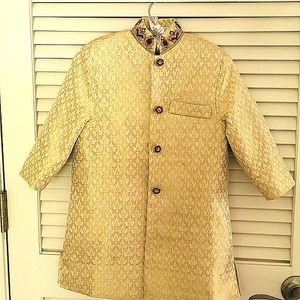 Boys 3T Golden Sherwani